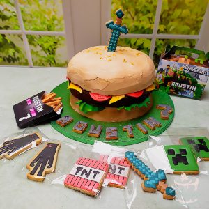 Tarta hamburguesa